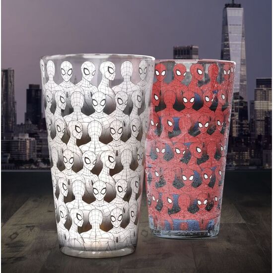 VASO CAMBIO COLOR SPIDERMAN MARVEL 400ML image 0