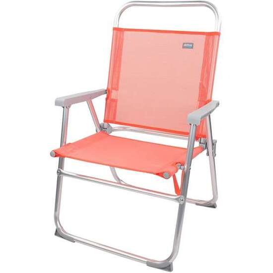 SILLA PLEG ALU FIJA 48X50X88 CM C/ASA-TEXTILENO-FLAMINGO image 0