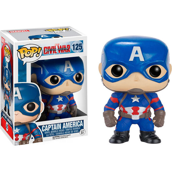 FIGURA POP MARVEL CIVIL WAR CAPITAN AMERICA image 0