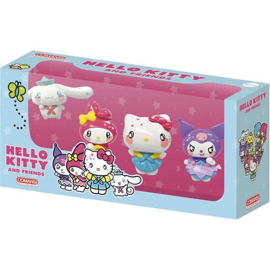 BLISTER 4 FIGURAS HELLO KITTY FRIENDS image 0