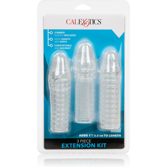 3 PIECE EXTENSION KIT - CLEAR image 1