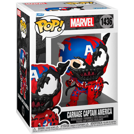 FIGURA POP MARVEL CARNAGE CAPITAN AMERICA image 0