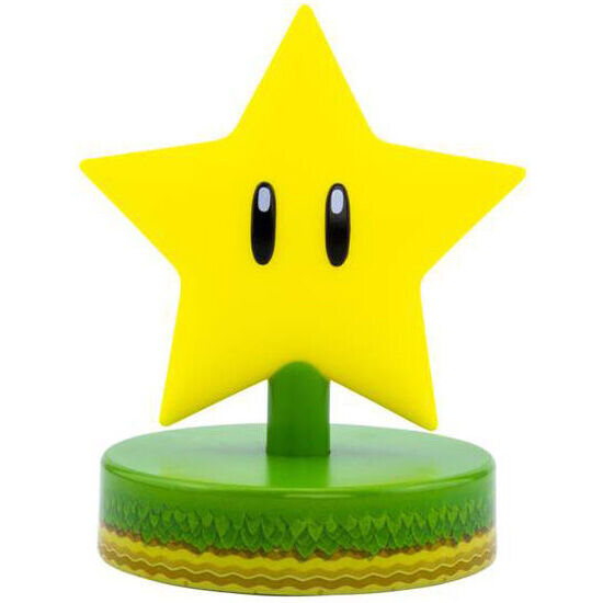 LAMPARA ICONS ESTRELLA SUPER MARIO BROS 12CM image 0