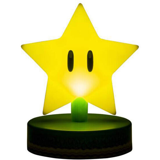 LAMPARA ICONS ESTRELLA SUPER MARIO BROS 12CM image 1