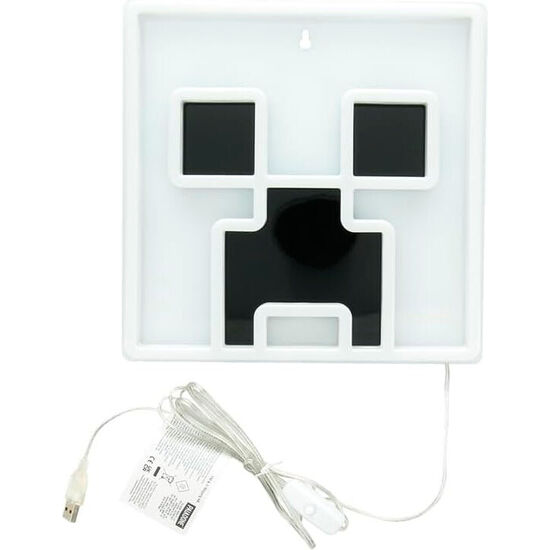 LAMPARA PARED LED CREEPER MINECRAFT 25CM image 2