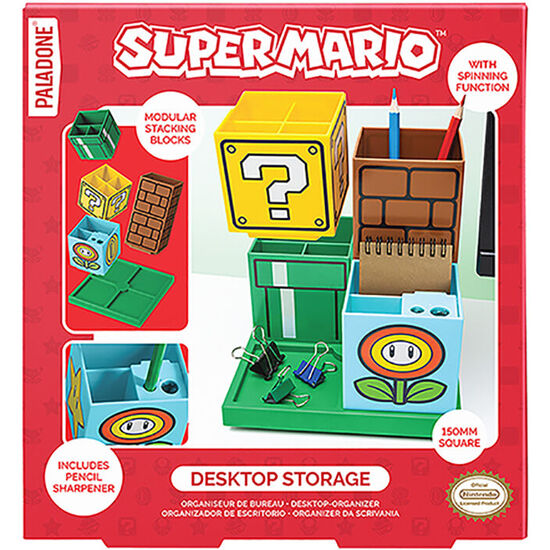 ORGANIZADOR ESCRITORIO SUPER MARIO BROS 15CM image 0