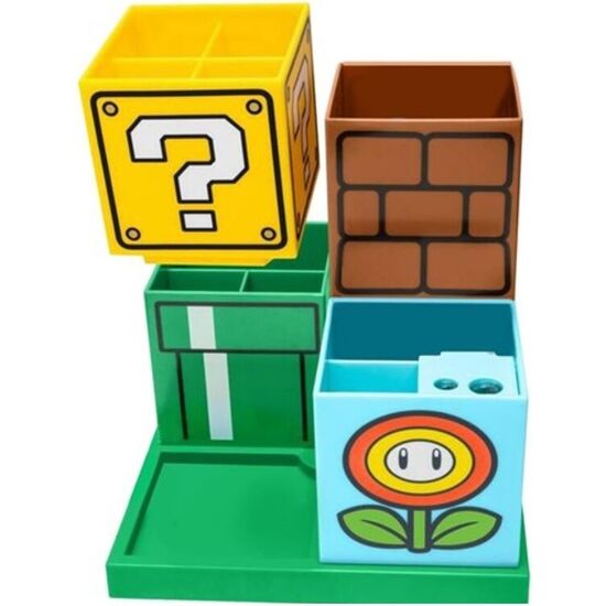 ORGANIZADOR ESCRITORIO SUPER MARIO BROS 15CM image 3