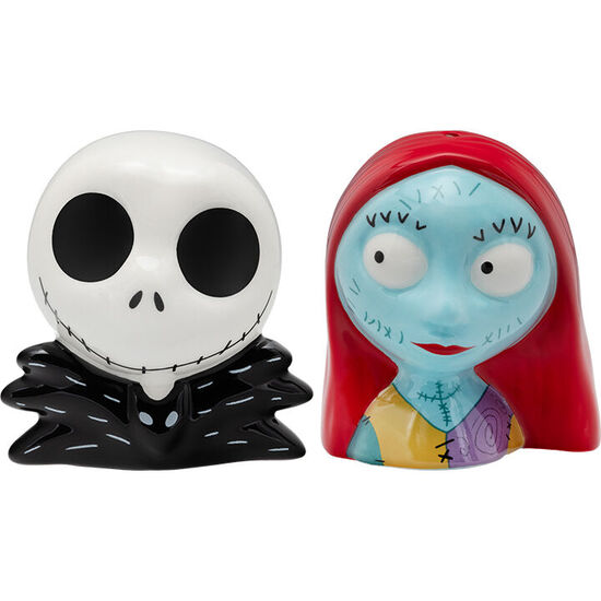 SET SALERO Y PIMENTERO JACK &#38; SALLY PESADILLA ANTES DE NAVIDAD DISNEY 7CM image 0