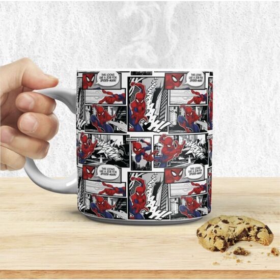 TAZA COMIC SPIDERMAN MARVEL 550ML image 0