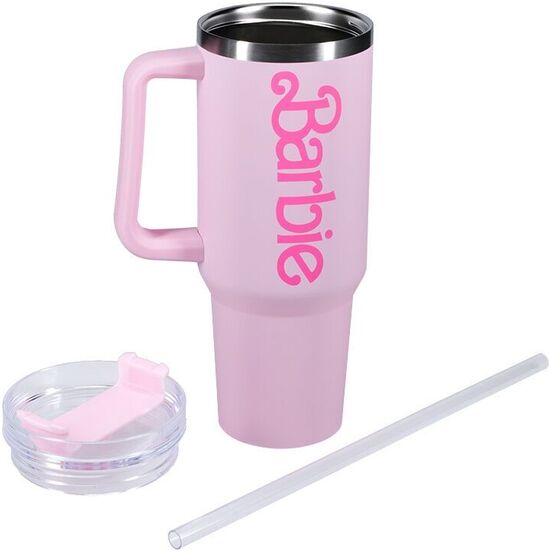 VASO PAJITA BARBIE TERMO 1200ML image 0