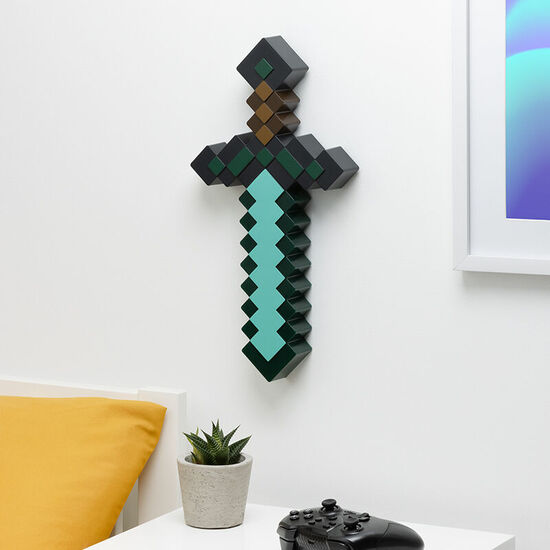 LAMPARA ESPADA DE DIAMANTE MINECRAFT 40CM image 2