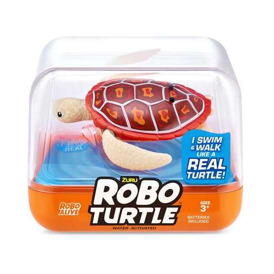 FIGURA TORTUGA ROBOTURTLE, NADA Y CAMINA 7X9X9CM - MODELOS SURTIDOS image 2