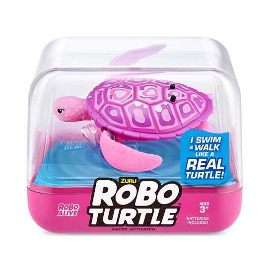 FIGURA TORTUGA ROBOTURTLE, NADA Y CAMINA 7X9X9CM - MODELOS SURTIDOS image 4