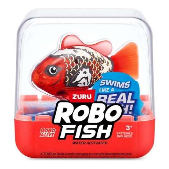 FIGURA PEZ ROBOFISH, NADA EN DIFERENTES DIRECCIONES Y CAMBIA DE COLOR 7X7X7CM - MODELOS SURTIDOS image 0
