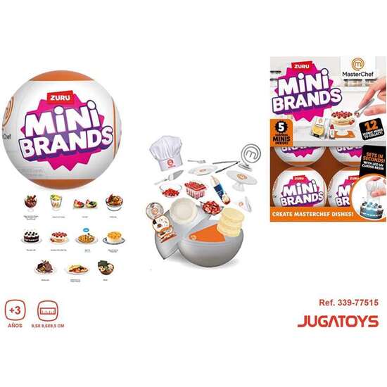 BOLA SORPRESA MASTERCHEF MINI, CREA MINI RECETAS 95X95X95CM - MODELOS SURTIDOS image 1