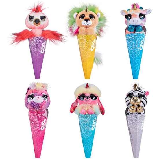 PELUCHE COCO SURPRISE FANTASY, 20 CM EN CONO - MODELOS SURTIDOS image 0
