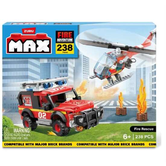 CONSTRUCCIÓN ESTACIÓN DE BOMBEROS 265 PIEZAS 30 X 25 CM. image 2