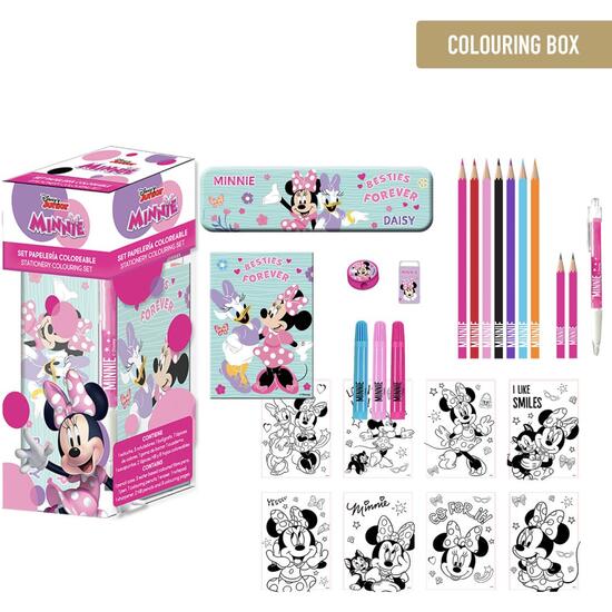 SET PAPELERÍA COLOREABLE MINNIE image 0