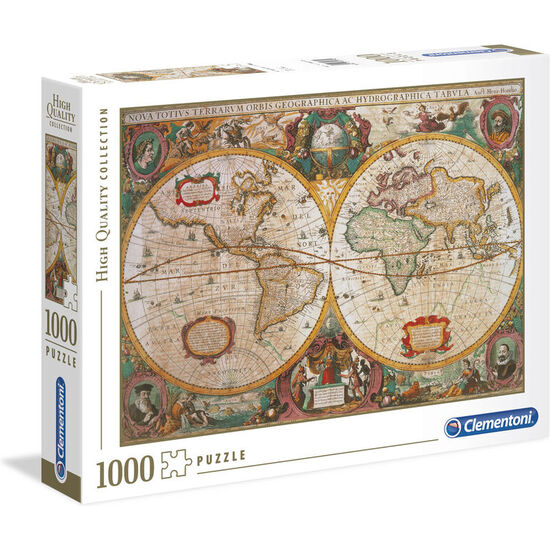 PUZZLE MAPA ANTIGUO 1000PZS image 1