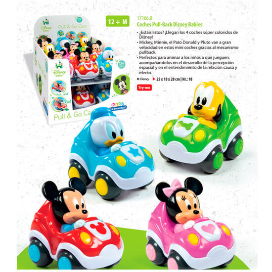 COCHE PULL BACK BABIES DISNEY SURTIDO image 1