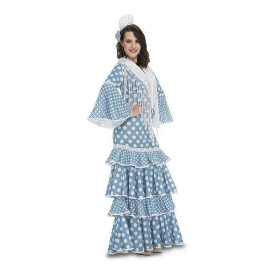 DISFRAZ FLAMENCA HUELVA VESTIDO (NO INCLUYE MANTONCILLO) TALLA  M/L image 0