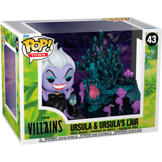 FIGURA POP TOWN DISNEY VILLAINS URSULA & URSULAS LAIR image 0