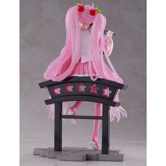 FIGURA SAKURA MIKU AMP+ PRIZE SAKURA LANTERN VER. HATSUNE MIKU 18CM image 2