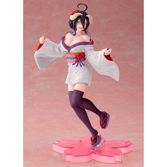 FIGURA ALBEDO SAKURA KIMONO RENEWAL OVERLORD IV 20CM image 0