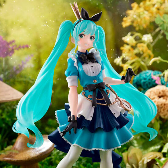 FIGURA HATSUNE MIKU ALICE VOCALOID PRINCESS 18CM image 0