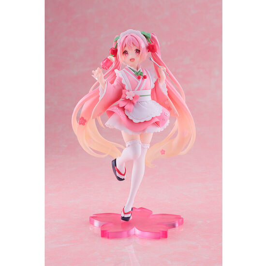 FIGURA HATSUNE MIKU JAPANESE CAFE NEWLEY WRITTEN HATSUNE MIKU 20CM image 1