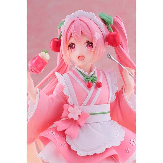 FIGURA HATSUNE MIKU JAPANESE CAFE NEWLEY WRITTEN HATSUNE MIKU 20CM image 2