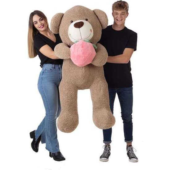 OSO FRESI 140 CM 3 COL.- BLANCO, MARRÓN, ROSA image 0