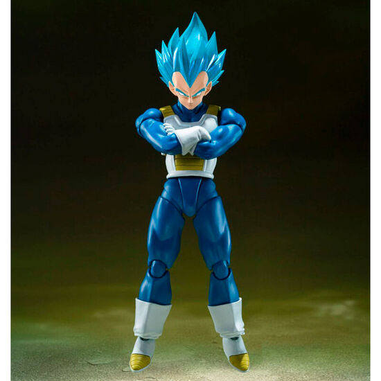FIGURA S.H. FIGUARTS SUPER SAIYAN GOD SUPER SAIYAN VEGETA UNWAVERING SAIYAN PRIDE DRAGON BALL SUPER 14CM image 3