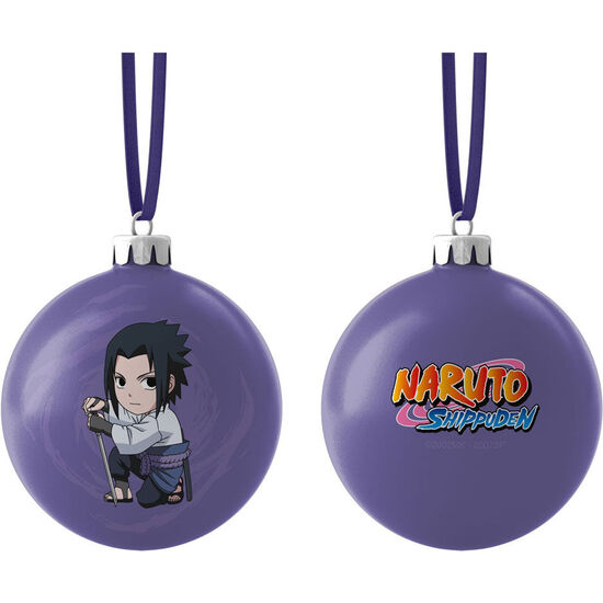BOLA NAVIDAD CHIBI SASUKE NARUTO SHIPPUDEN image 0