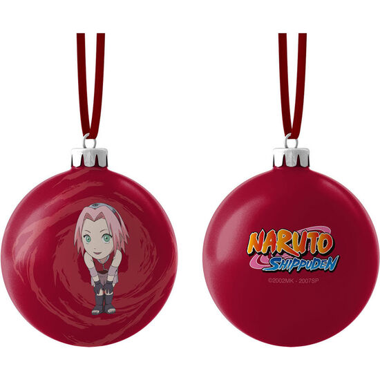 BOLA NAVIDAD CHIBI SAKURA NARUTO SHIPPUDEN image 0