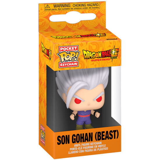 LLAVERO POCKET POP DRAGON BALL SUPER SUPER HERO GOHAN BEAST image 0