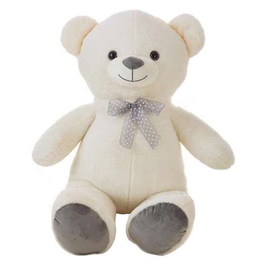 OSO NOAH 85 CM 2 COL. GRIS, BLANCO ROTO image 0