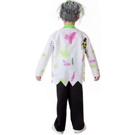 DISFRAZ INFANTIL CIENTÍFICO LOCO T-3 (PANTALÓN, CHAQUETA Y CHALECO) image 1