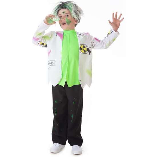 DISFRAZ INFANTIL CIENTÍFICO LOCO T-3 (PANTALÓN, CHAQUETA Y CHALECO) image 2