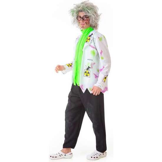 DISFRAZ ADULTO CIENTÍFICO LOCO T-M/L (PANTALÓN, CHAQUETA Y CHALECO) image 0