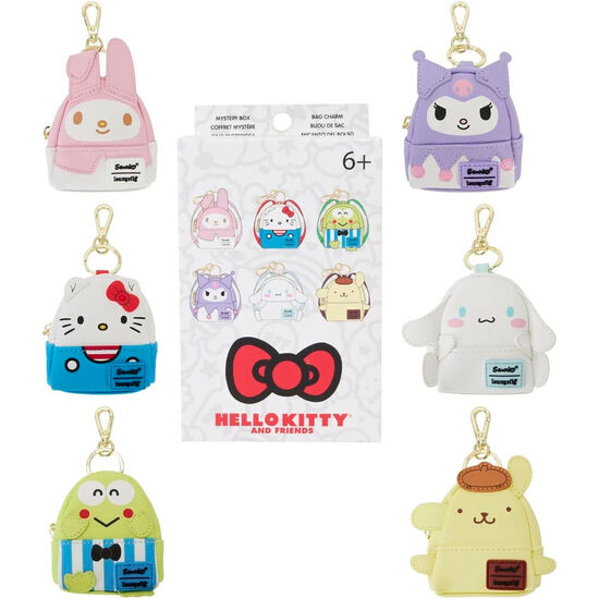 LLAVERO MINI MOCHILA MYSTERY HELLO KITTY LOUNGEFLY SURTIDO image 0