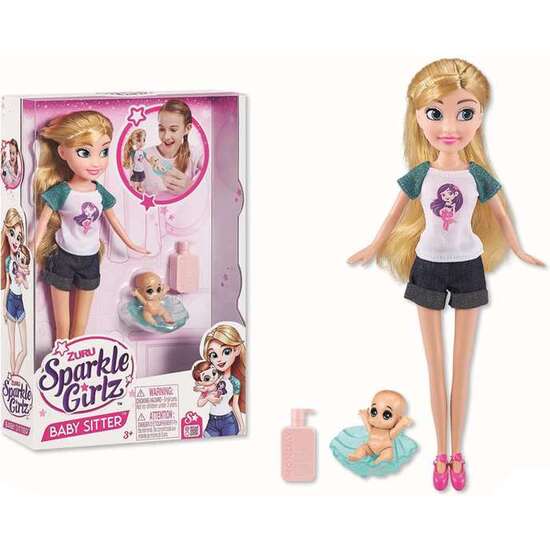 MUÑECA SPARKLE BABY SITTER 26 CM image 0