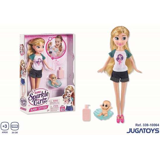 MUÑECA SPARKLE BABY SITTER 26 CM image 2