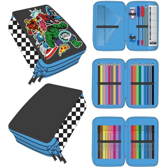 PLUMIER CON ACCESORIOS GIOTTO AVENGERS image 0