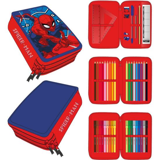 PLUMIER CON ACCESORIOS GIOTTO SPIDERMAN image 0