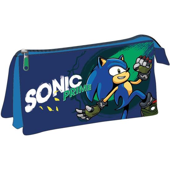 ESTUCHE PORTATODO 3 COMPARTIMENTOS SONIC PRIME image 0