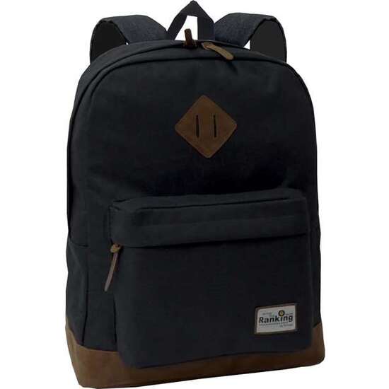 MOCHILA AMERICANA RANKING NEGRA. COMPARTIMENTO PORTALAPTOP.  42 X 30 X 14 CM. image 0