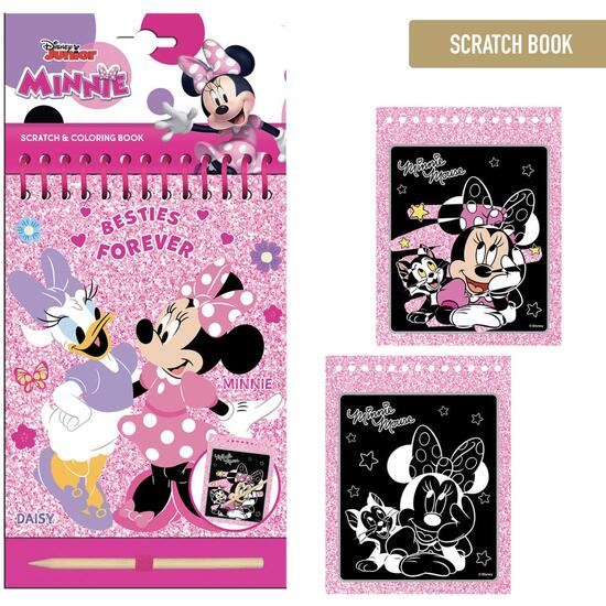 SET DE PAPELERÍA SCRATCH BOOK MINNIE image 0