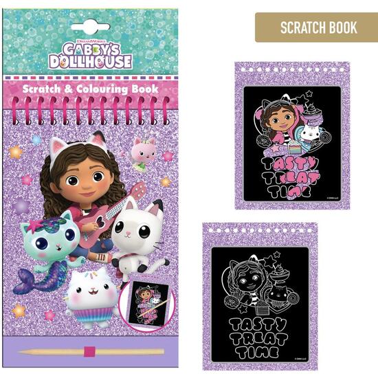 SET DE PAPELERÍA SCRATCH BOOK GABBY´S DOLLHOUSE image 0