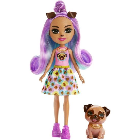 MUÃ±ECA PENNA PUG CITY TAILS ENCHANTIMALS image 1